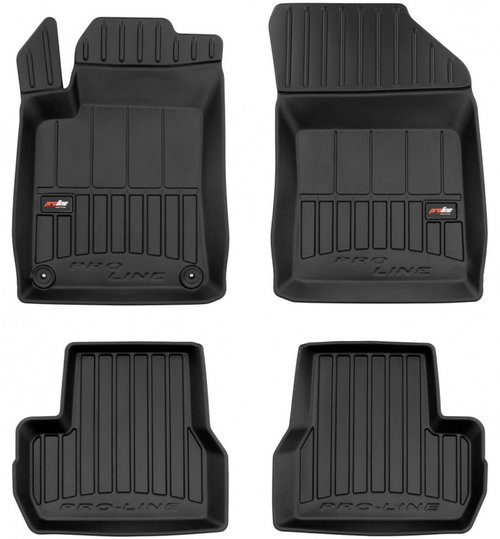 Set Covorase Auto Cauciuc Negro Citroen C3 2 2009-2016 Pro Line Tip Tavita 3D 3D425699