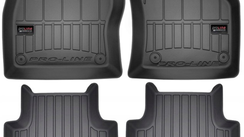 Set Covorase Auto Cauciuc Negro Citroen C3 2009-2016 Pro Line Tip Tavita 3D 3D425699