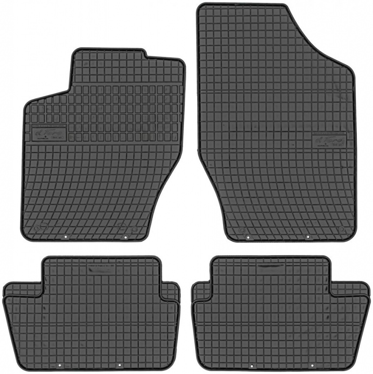 Set Covorase Auto Cauciuc Negro Citroen C4 1 2004-2010 0632C