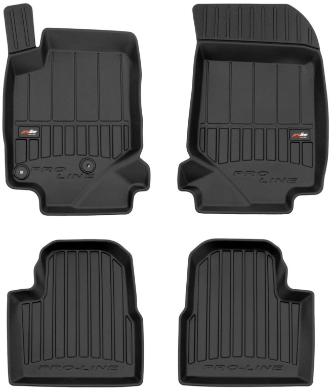 Set Covorase Auto Cauciuc Negro Citroen C4 3 2020→ Pro Line Tip Tavita 3D 3D409828
