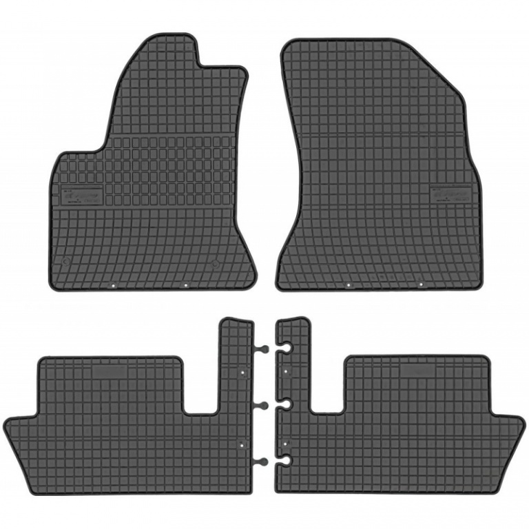 Set Covorase Auto Cauciuc Negro Citroen C4 Picasso 1 2007-2013 Cod: 0636