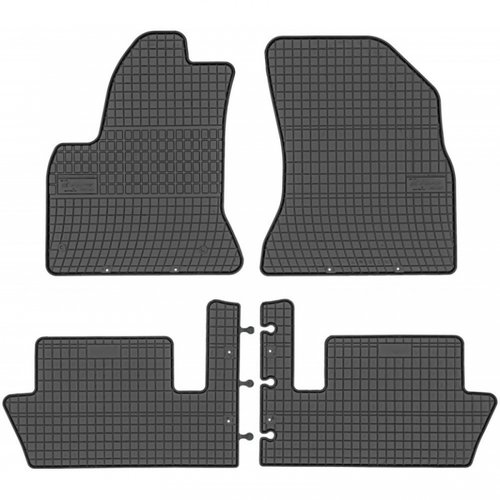 Set Covorase Auto Cauciuc Negro Citroen C4 Picasso 1 2007-2013 Cod: 0636