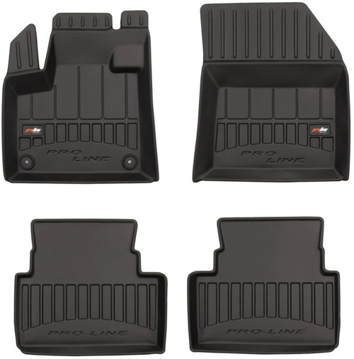 Set Covorase Auto Cauciuc Negro Citroen C5 Aircross 2018→ Crossover Pro Line Tip Tavita 3D 3D40843...