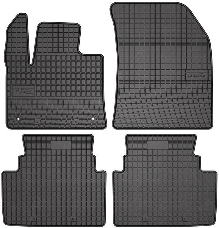 Set Covorase Auto Cauciuc Negro Citroen C5 Aircross 2017→ 402591