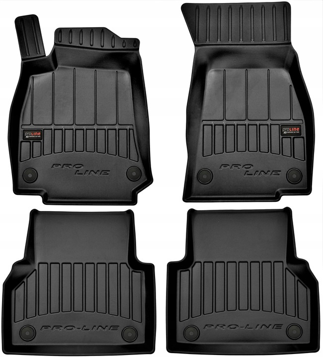 Set Covorase Auto Cauciuc Negro Citroen DS4 2011-2015 Pro Line Tip Tavita 3D 3D426894