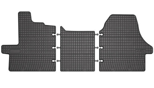 Set Covorase Auto Cauciuc Negro Citroen Jumper 3 2006→ D0095