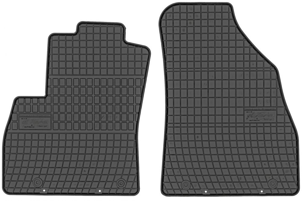 Set Covorase Auto Cauciuc Negro Citroen Nemo 2007→ 0637P