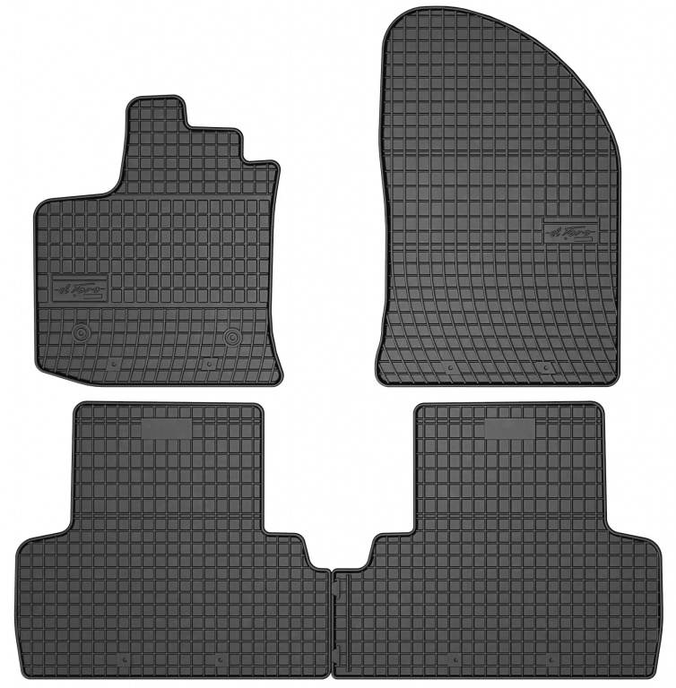 Set Covorase Auto Cauciuc Negro Dacia Lodgy 2012→ 542629
