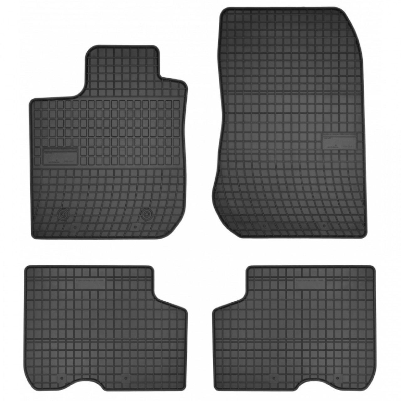 Set Covorase Auto Cauciuc Negro Dacia Logan 2 2014→ Cod: 542636