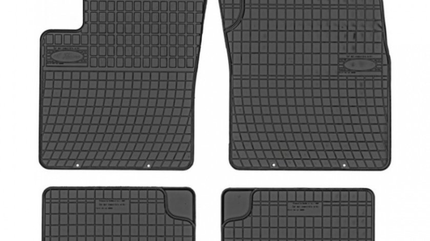 Set Covorase Auto Cauciuc Negro Fiat 500C 2007-Prezent Model: 0307