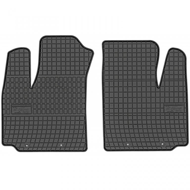 Set Covorase Auto Cauciuc Negro Fiat Doblo 1 2001-2008 2 Locuri Cod: 0911P