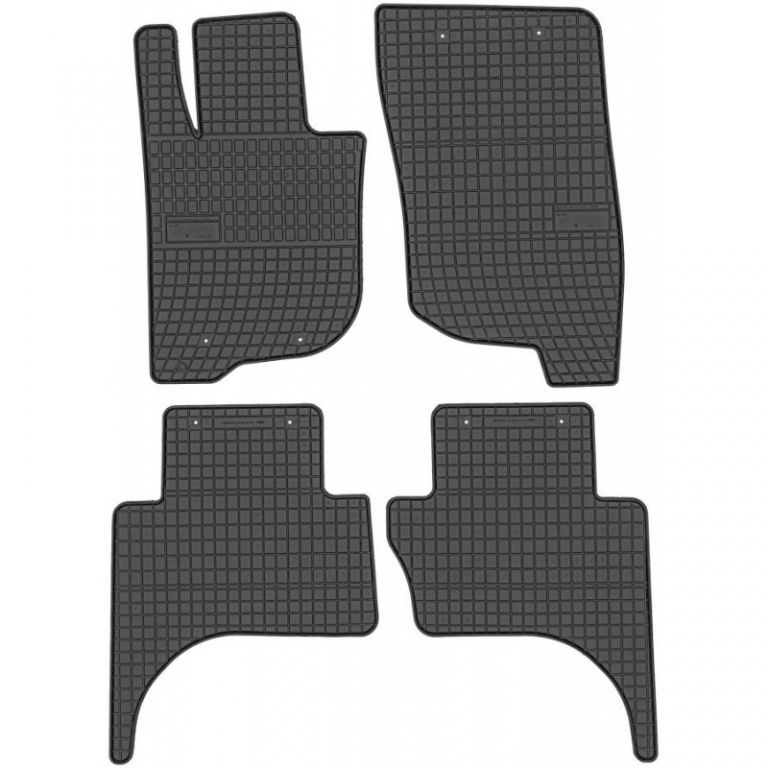 Set Covorase Auto Cauciuc Negro Fiat Fullback 2016→ Cod: 547679