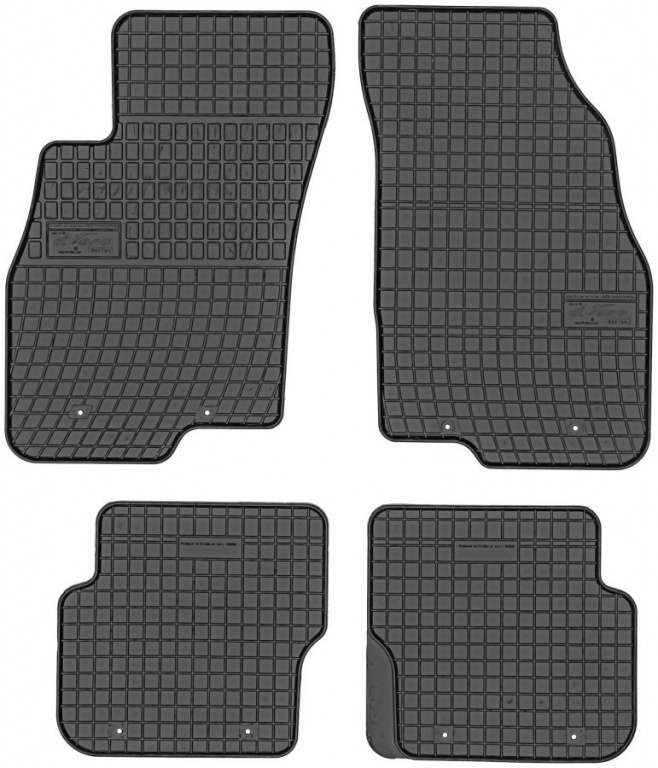 Set Covorase Auto Cauciuc Negro Fiat Punto 2012-2018 542964