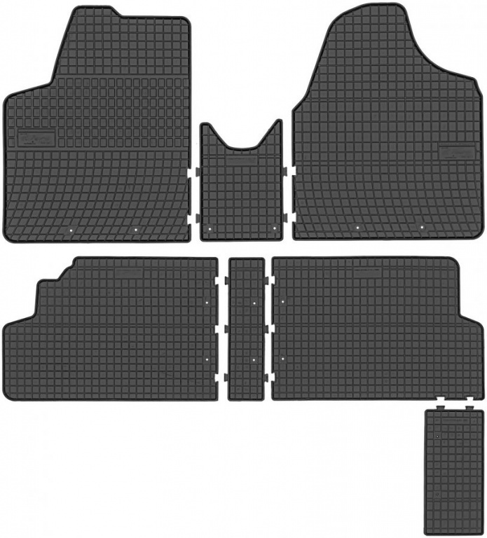 Set Covorase Auto Cauciuc Negro Fiat Scudo 2 2006→ 0647+542971