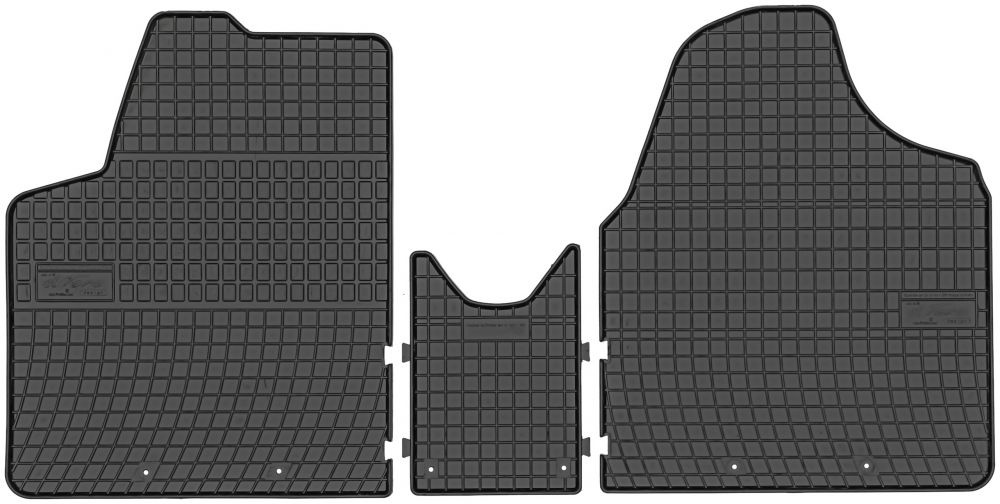 Set Covorase Auto Cauciuc Negro Fiat Scudo 2 2006→ 0647