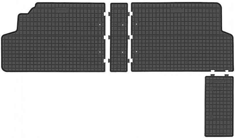 Set Covorase Auto Cauciuc Negro Fiat Scudo 2 Randul 2 2006→ 542971