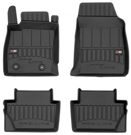 Set Covorase Auto Cauciuc Negro Ford Ecosport 2 2017→ Pro Line Tip Tavita 3D 3D408418