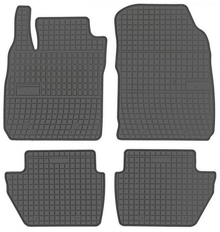 Set Covorase Auto Cauciuc Negro Ford EcoSport 2017→ 401945