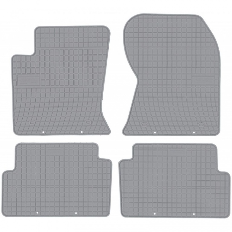 Set Covorase Auto Cauciuc Negro Ford Focus 1 1998-2005 Gri GR0310