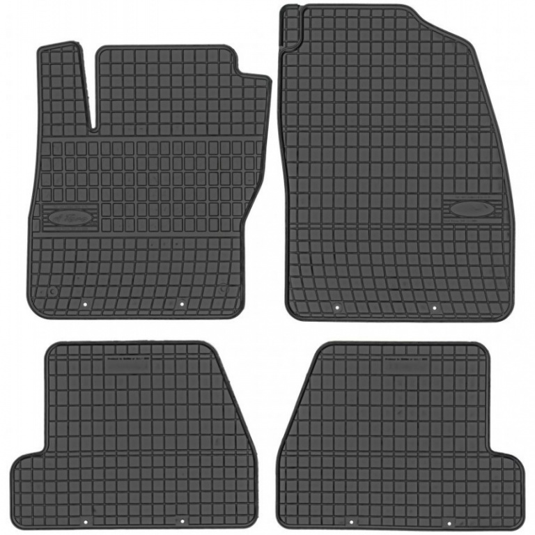 Set Covorase Auto Cauciuc Negro Ford Focus 3 2010→ Cod: 0308