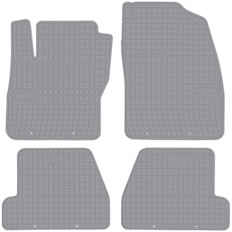 Set Covorase Auto Cauciuc Negro Ford Focus 3 2010→ Gri Cod: GR0308