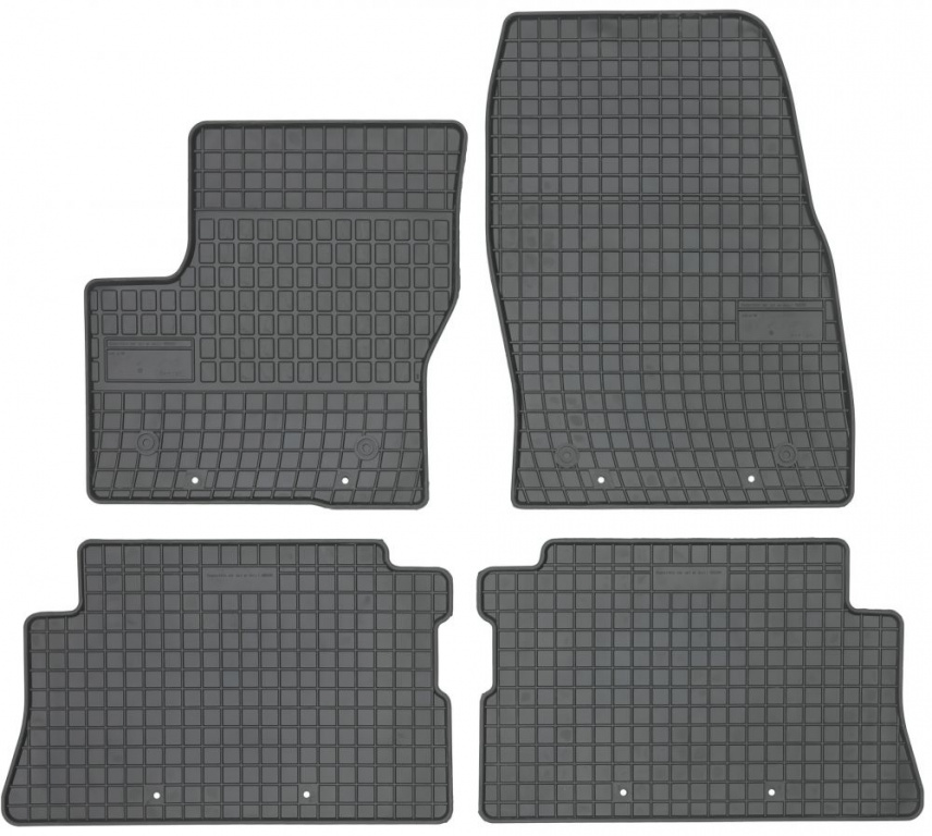 Set Covorase Auto Cauciuc Negro Ford Kuga 2 2013-2019 402164