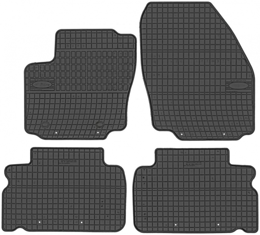 Set Covorase Auto Cauciuc Negro Ford S-Max 1 2006-2014 0304