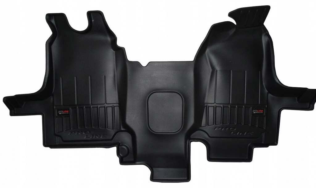 Set Covorase Auto Cauciuc Negro Ford Transit 5 2000-2013 Pro Line Tip Tavita 3D 3D409286