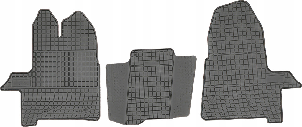 Set Covorase Auto Cauciuc Negro Ford Transit 8 2019→ 410565