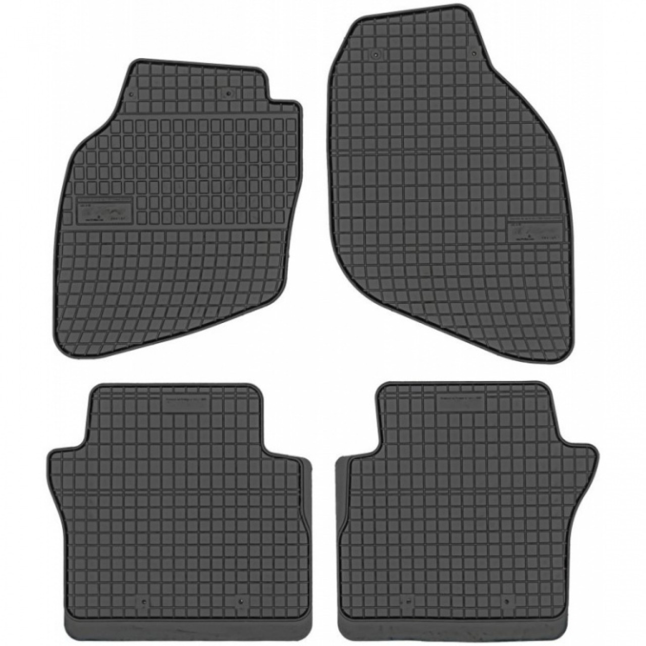 Set Covorase Auto Cauciuc Negro Honda City 2002-2008 Cod: 0838