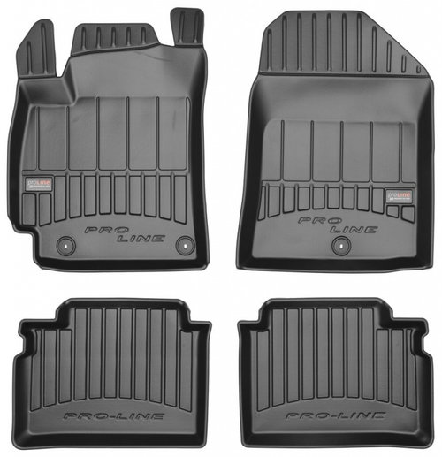 Set Covorase Auto Cauciuc Negro Hyundai Elantra 6 2016-2020 Pro Line Tip Tavita 3D 3D408388