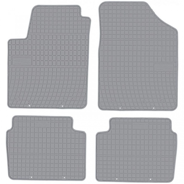 Set Covorase Auto Cauciuc Negro Hyundai I10 1 2007-2013 Gri Cod: GR0425