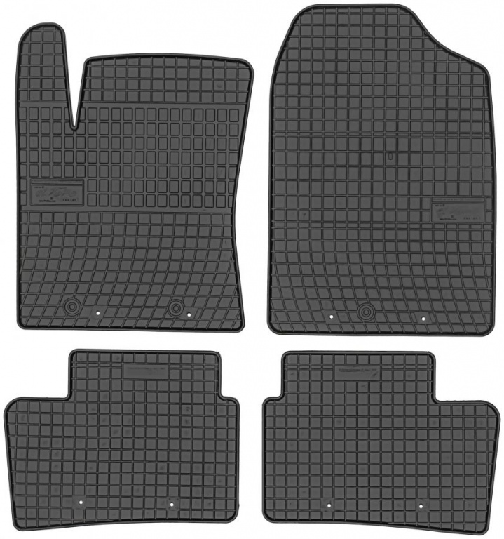 Set Covorase Auto Cauciuc Negro Hyundai i10 2 2013-2019 0437