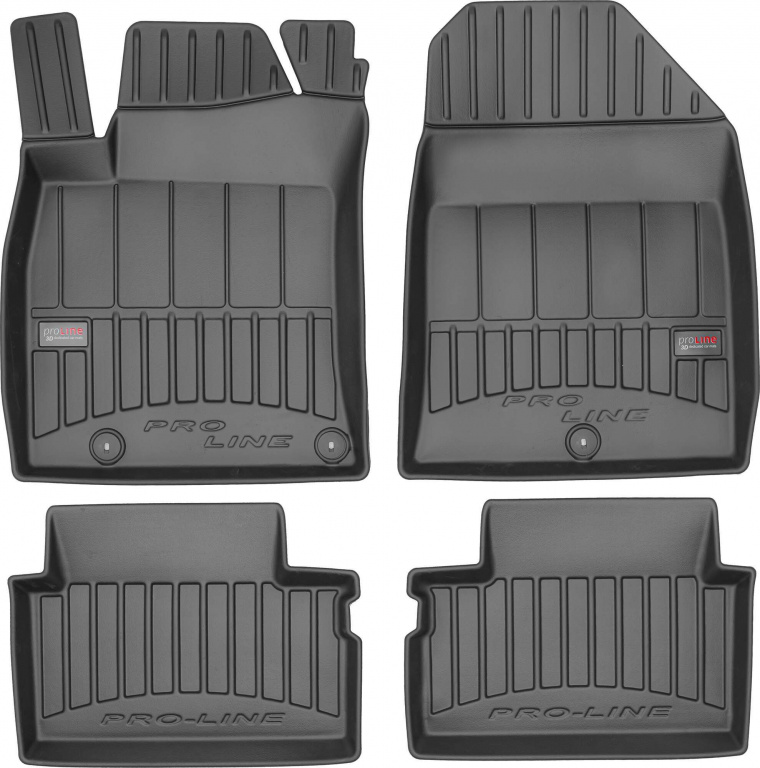 Set Covorase Auto Cauciuc Negro Hyundai i30 3 2017→ Pro Line Tip Tavita 3D 3D409521