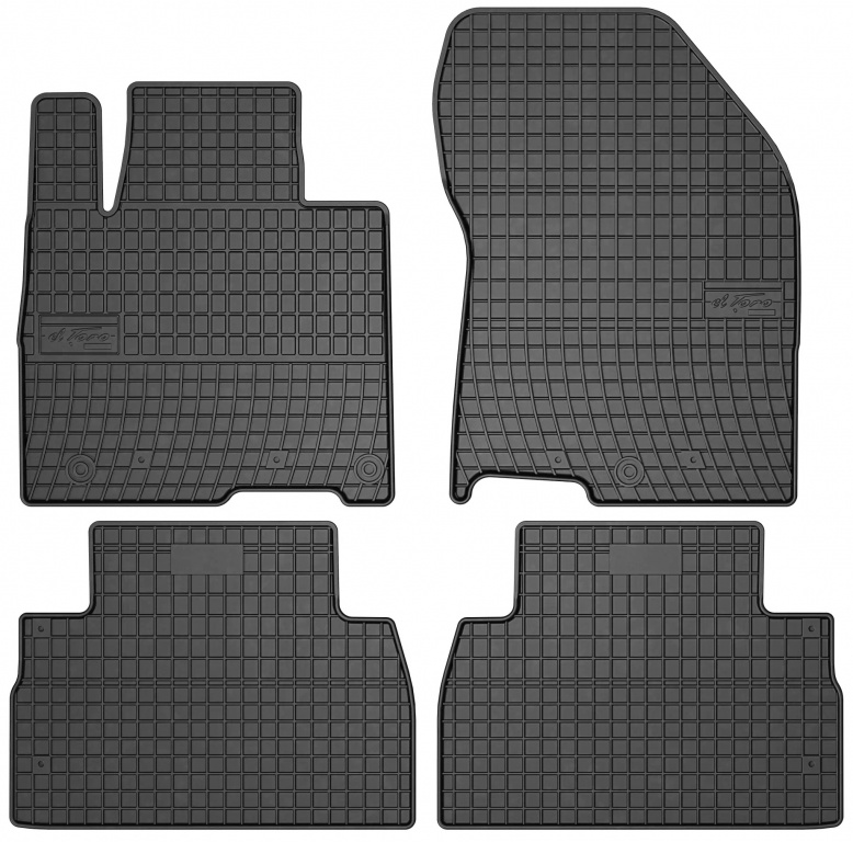 Set Covorase Auto Cauciuc Negro Hyundai Santa Fe 4 2018→ 411142