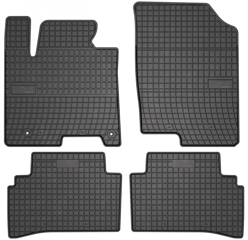 Set Covorase Auto Cauciuc Negro Hyundai 