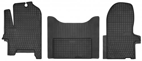 Set Covorase Auto Cauciuc Negro Iveco Daily 3 1999-2006 D00992
