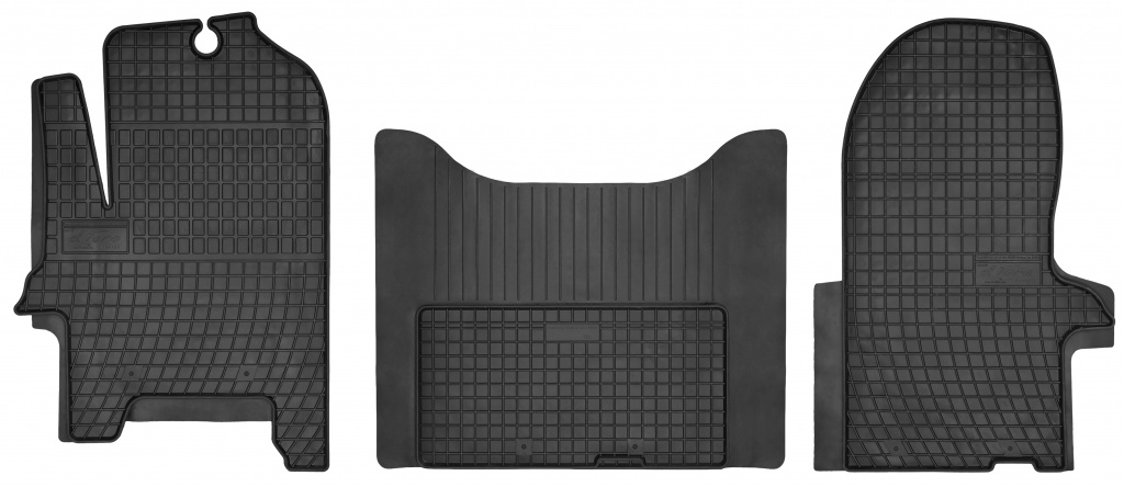 Set Covorase Auto Cauciuc Negro Iveco Daily 4 2006→ D00992