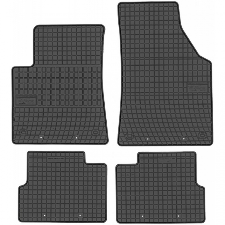 Set Covorase Auto Cauciuc Negro Jeep Cherokee KL 2014→ Cod: 547013