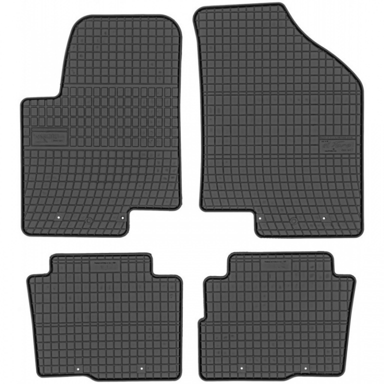 Set Covorase Auto Cauciuc Negro Kia 1 Soul 2009-2014 Cod: 0429