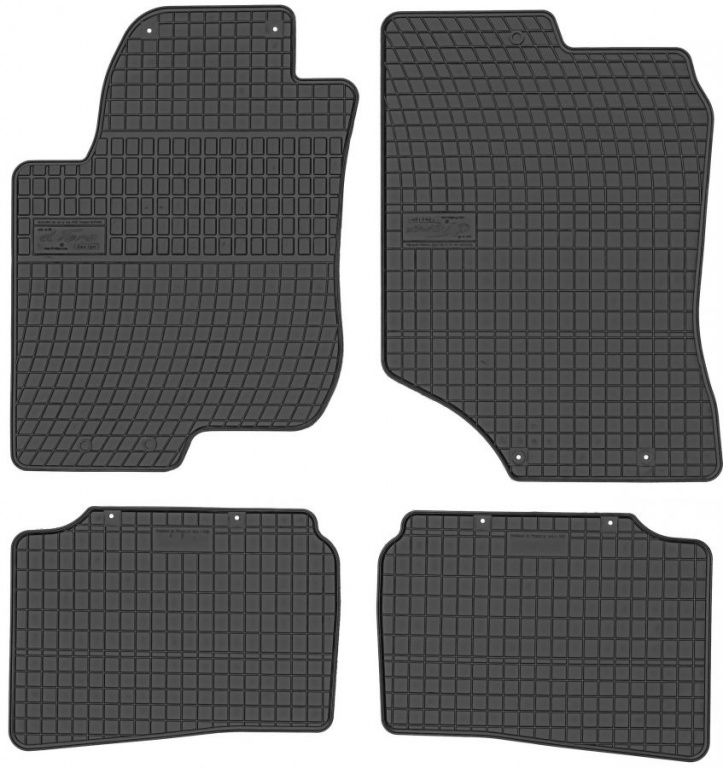 Set Covorase Auto Cauciuc Negro Kia Ceed 1 2006-2012 0421