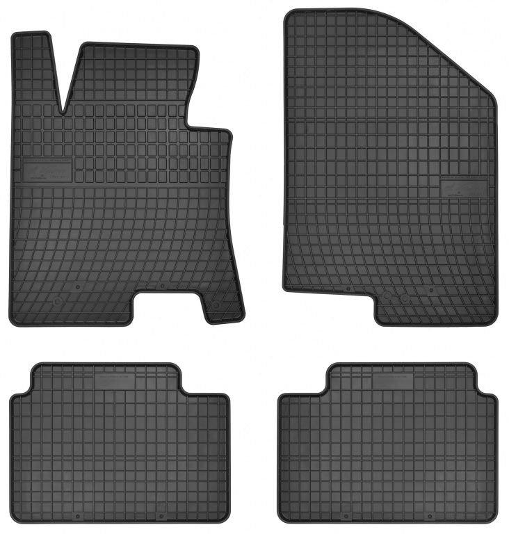 Set Covorase Auto Cauciuc Negro Kia Ceed 2 2012-2018 0430C