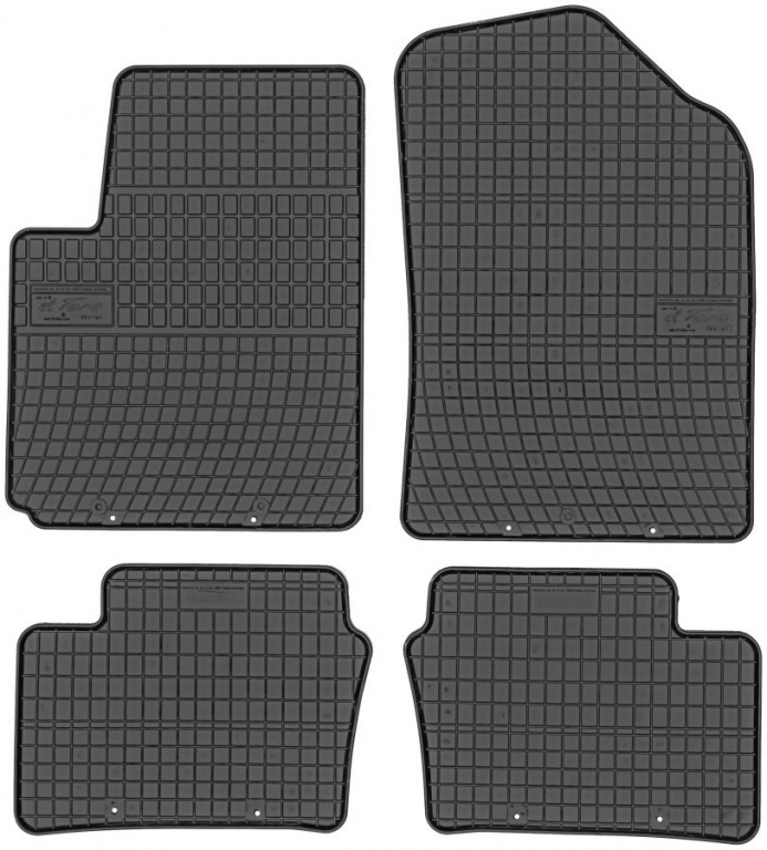 Set Covorase Auto Cauciuc Negro Kia Picanto 2 2011→ 0428