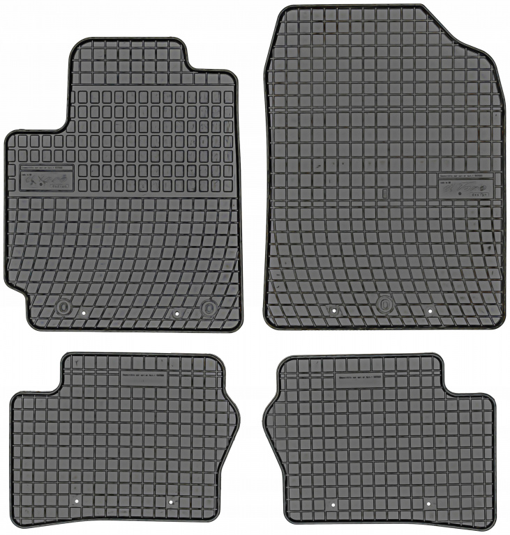 Set Covorase Auto Cauciuc Negro Kia Picanto 3 2017→ 547938