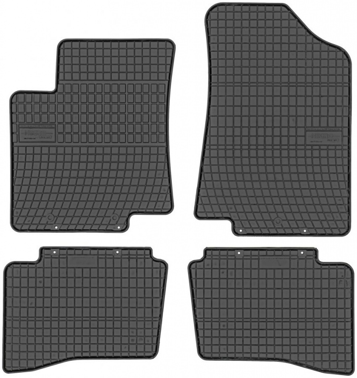 Set Covorase Auto Cauciuc Negro Kia Rio 3 2011-2017 0427