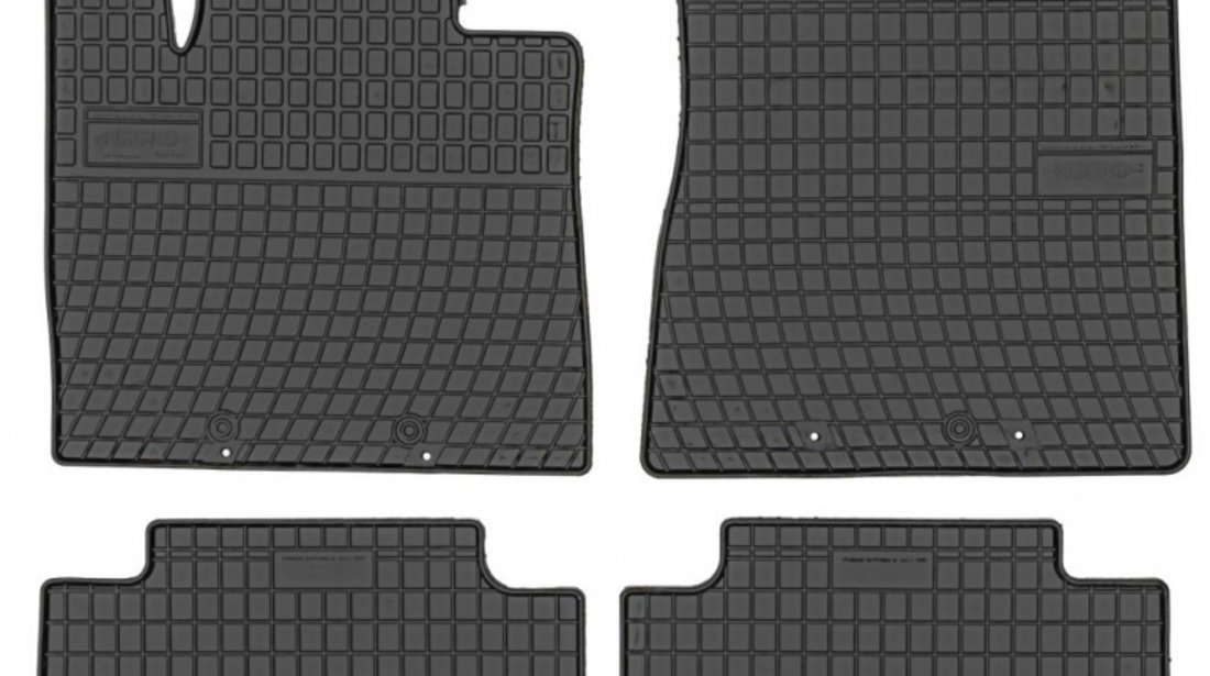 Set Covorase Auto Cauciuc Negro Kia Sorento 2 2012-2014 Facelift 0434