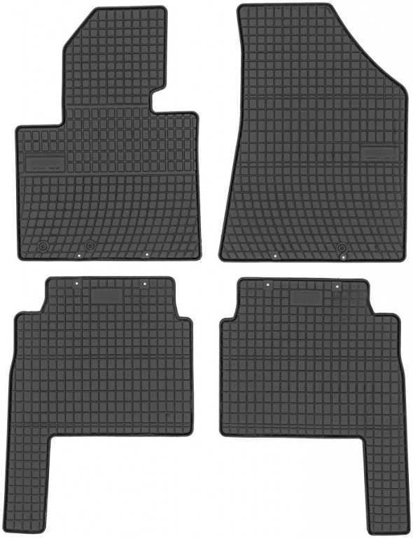 Set Covorase Auto Cauciuc Negro Kia Sorento 2 2009→ 0432