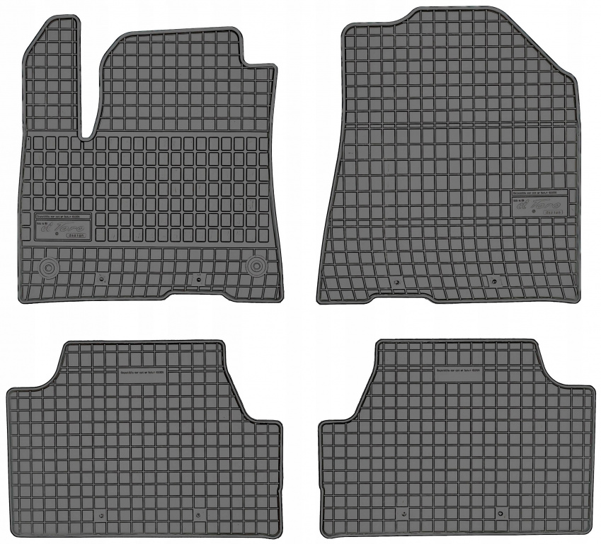 Set Covorase Auto Cauciuc Negro Kia Soul EV 2 2019→ 411364