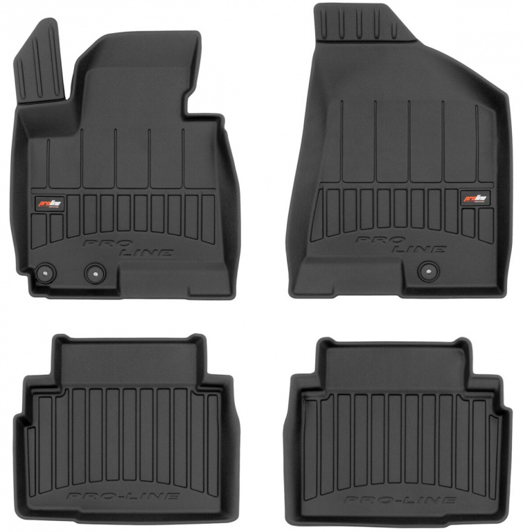 Set Covorase Auto Cauciuc Negro Kia Sportage 3 2011-2015 Pro Line Tip Tavita 3D 3D409835