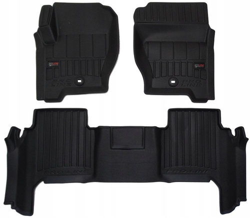 Set Covorase Auto Cauciuc Negro -Land Rover Range Rover Sport 1 2005-2013 Pro Line Tip Tavita 3D 3D4...
